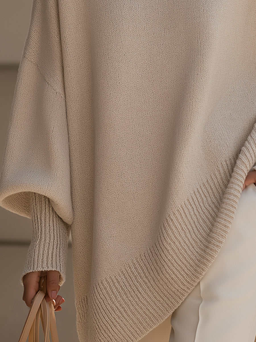 Relaxed Oversized Drop Shoulder Sweater