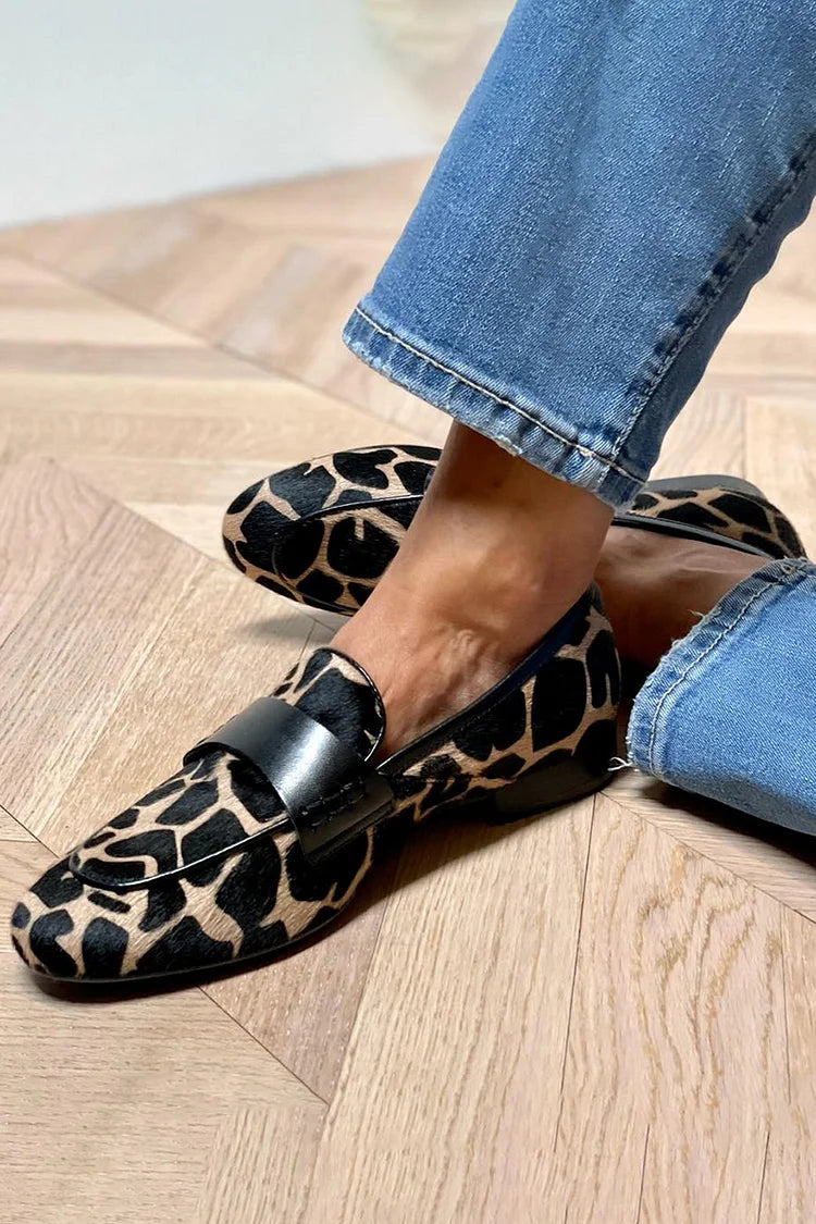 Edith™ | Animal Print Loafers