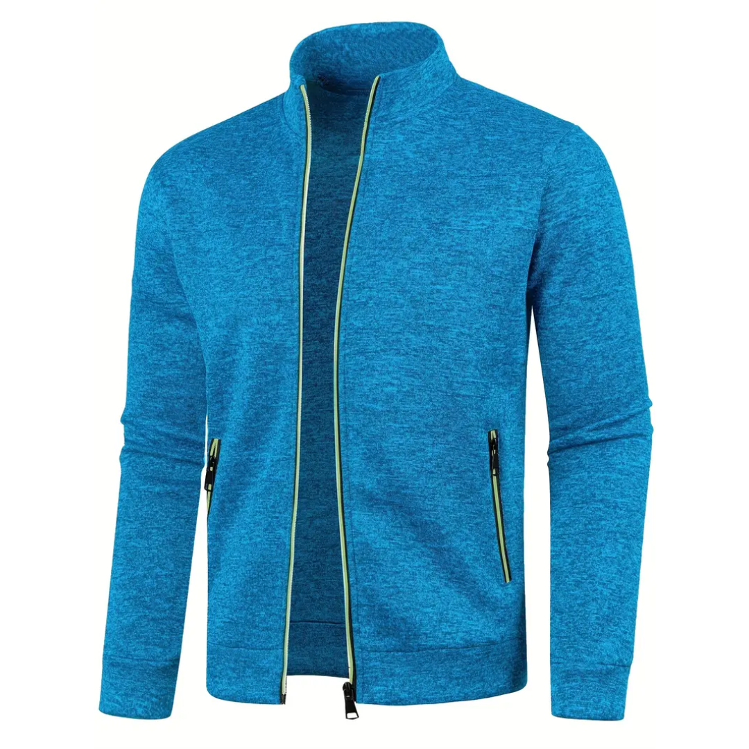 Clint – Classic Zip-Up Knit Jacket