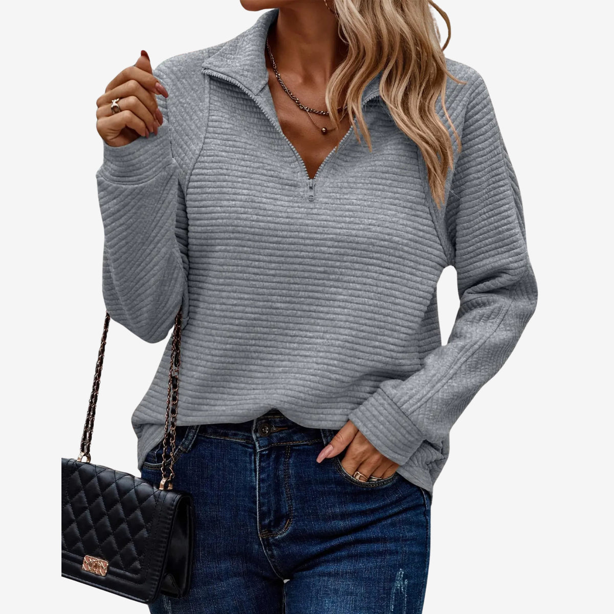 Holly | Elegant V-Neck Sweater
