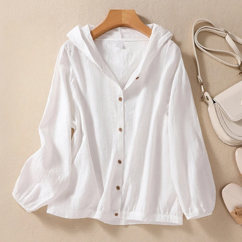 Miri | Relaxed Hooded Shirt