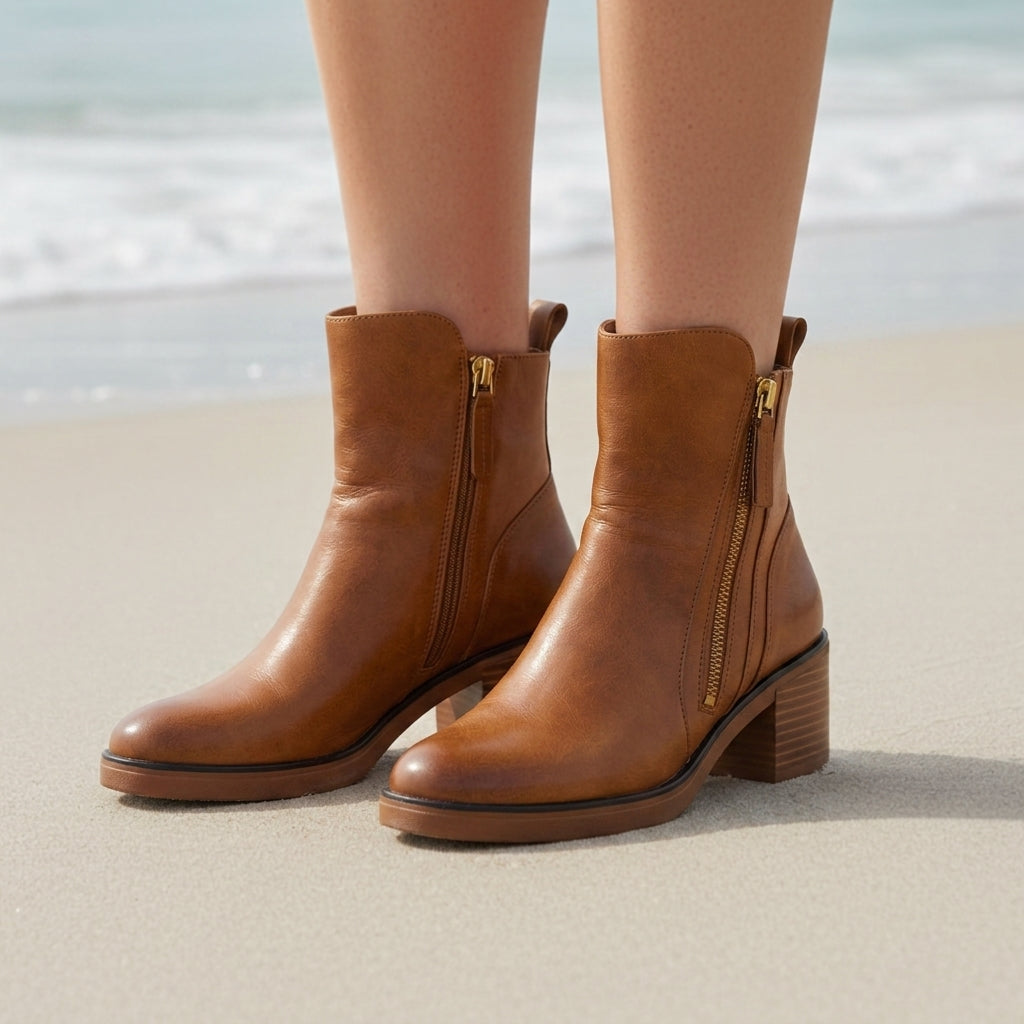 Effortless Side Zip Ankle Boots