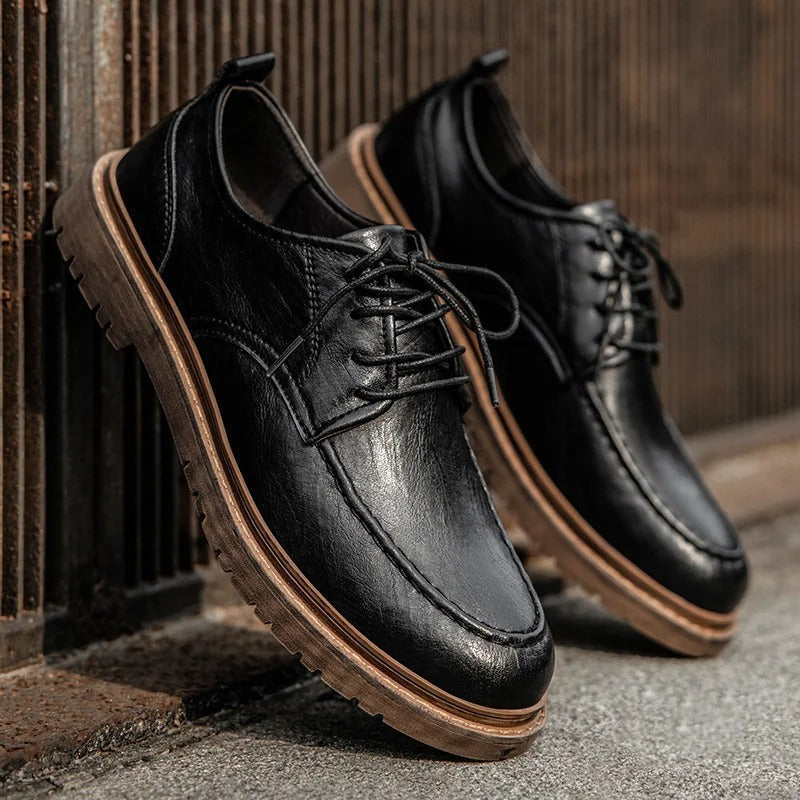 Cedie - Low-Cut Genuine Leather Shoes