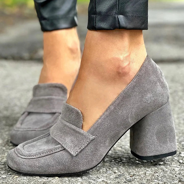 Deborah™ | Block Heel Loafers