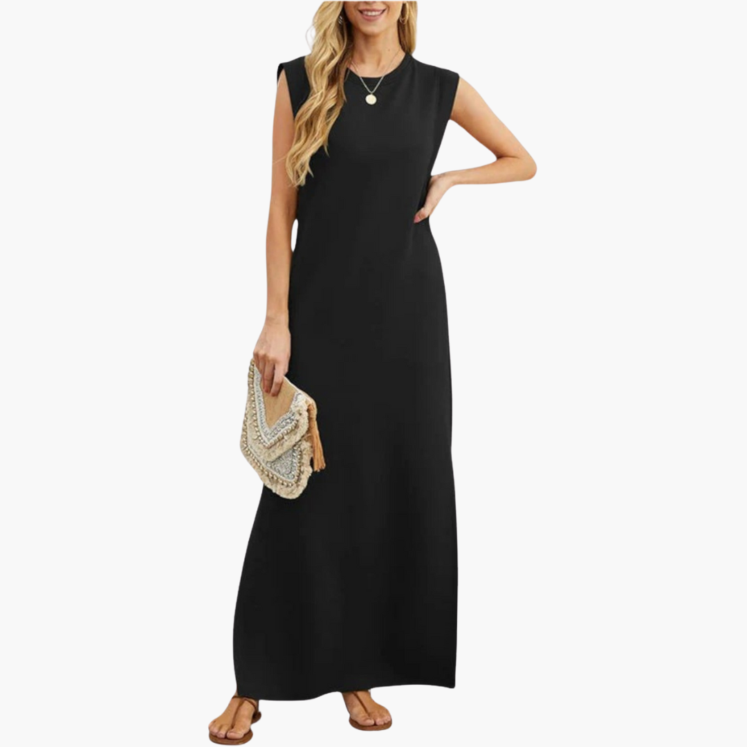 Esther | Wrinkle-Resistant Flowy Maxi Dress