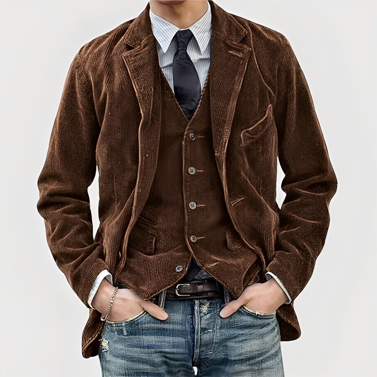 Carlo - Vintage Jacket and Vest Set