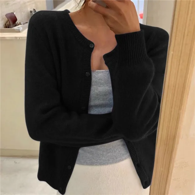 Delphina | Soft Button-Front Cardigan