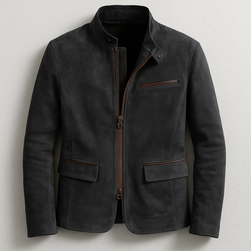 Raniel – Tailored Suede Jacket for All Seasons