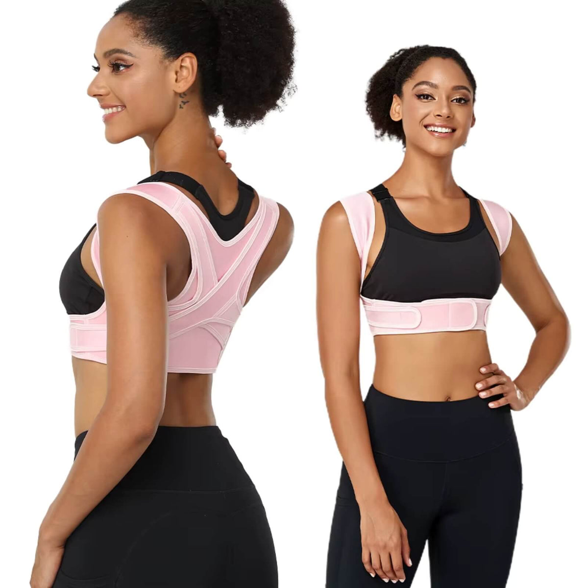 Ergonomic Posture Support Brace - Breathable Back & Shoulder Support