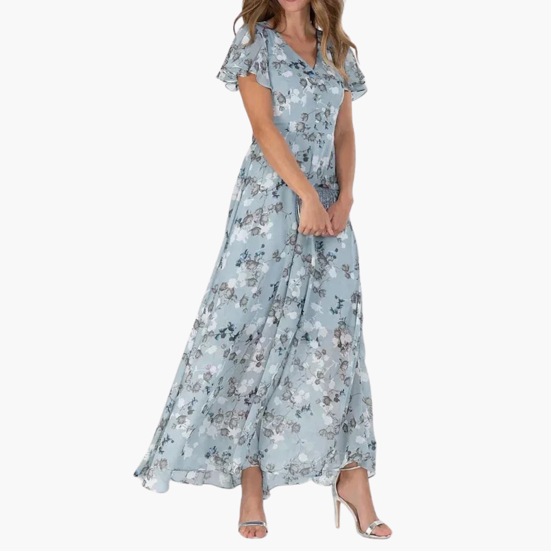 Natalie | Long Floral Dress