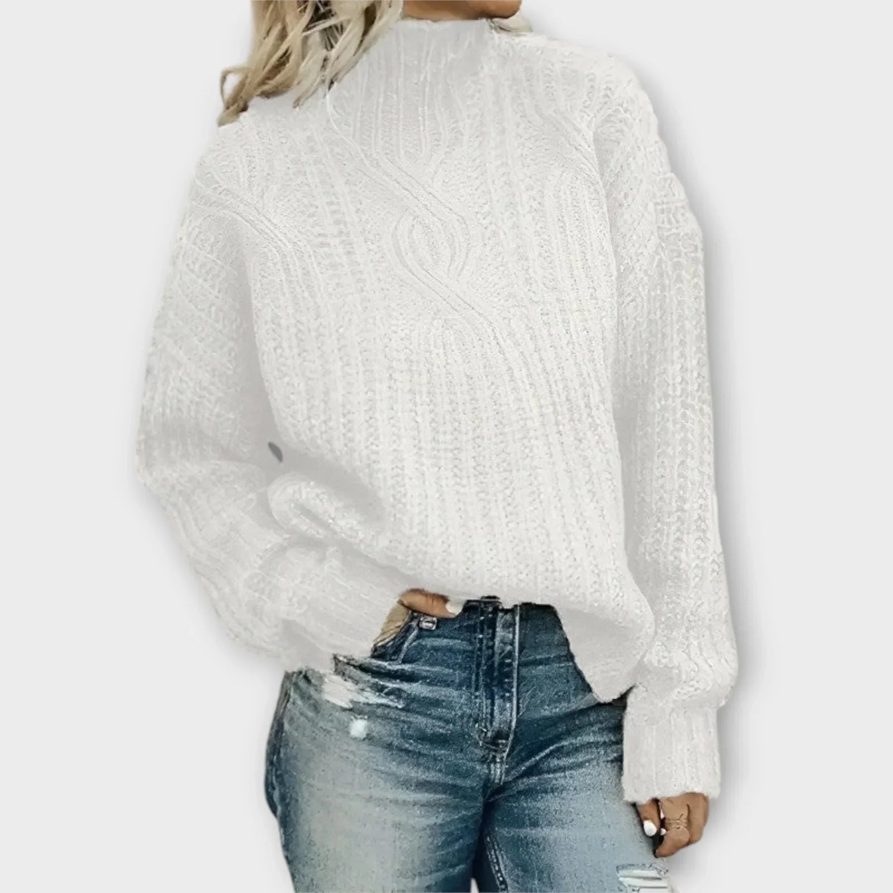 Liv | Modern High-Neck Sweater