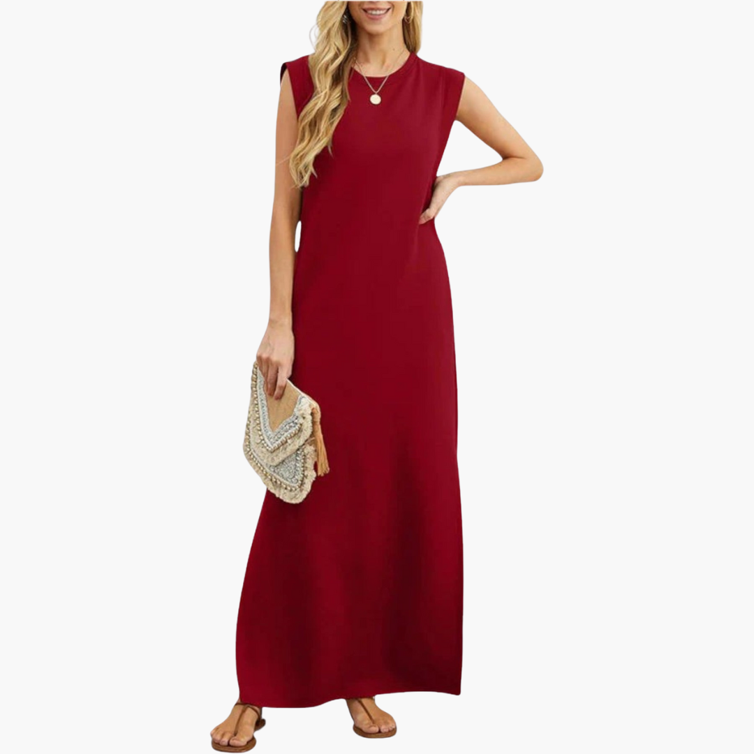 Esther | Wrinkle-Resistant Flowy Maxi Dress