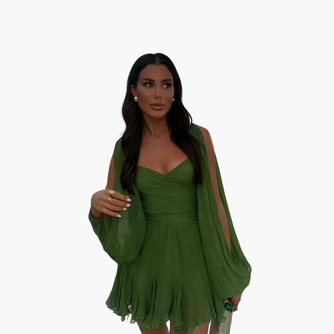 Rosie | Mini Dress with Balloon Sleeves