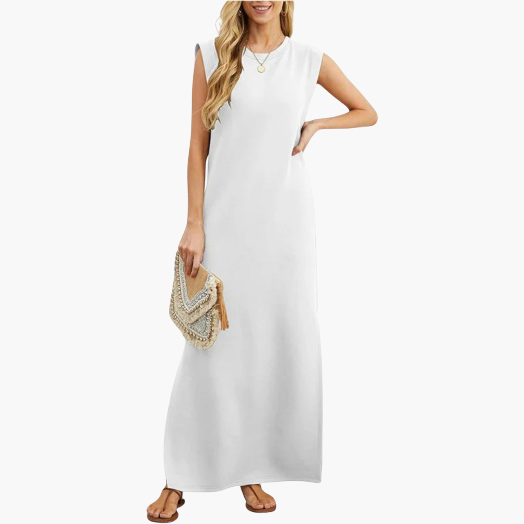 Esther | Wrinkle-Resistant Flowy Maxi Dress