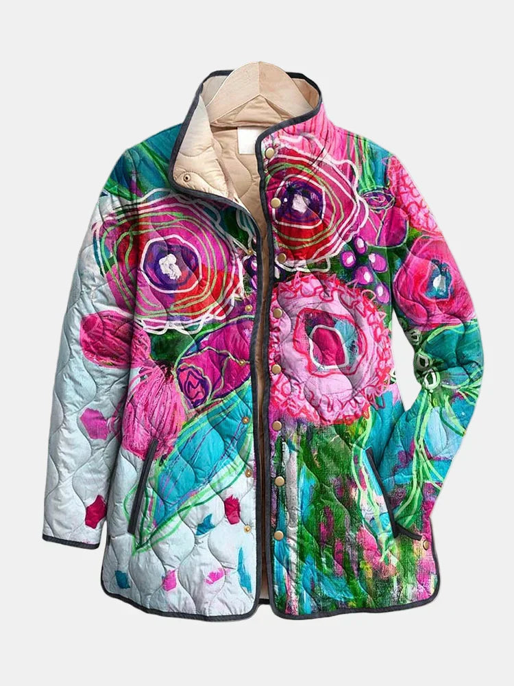 Holly™ | Elegant Floral Patterned Jacket