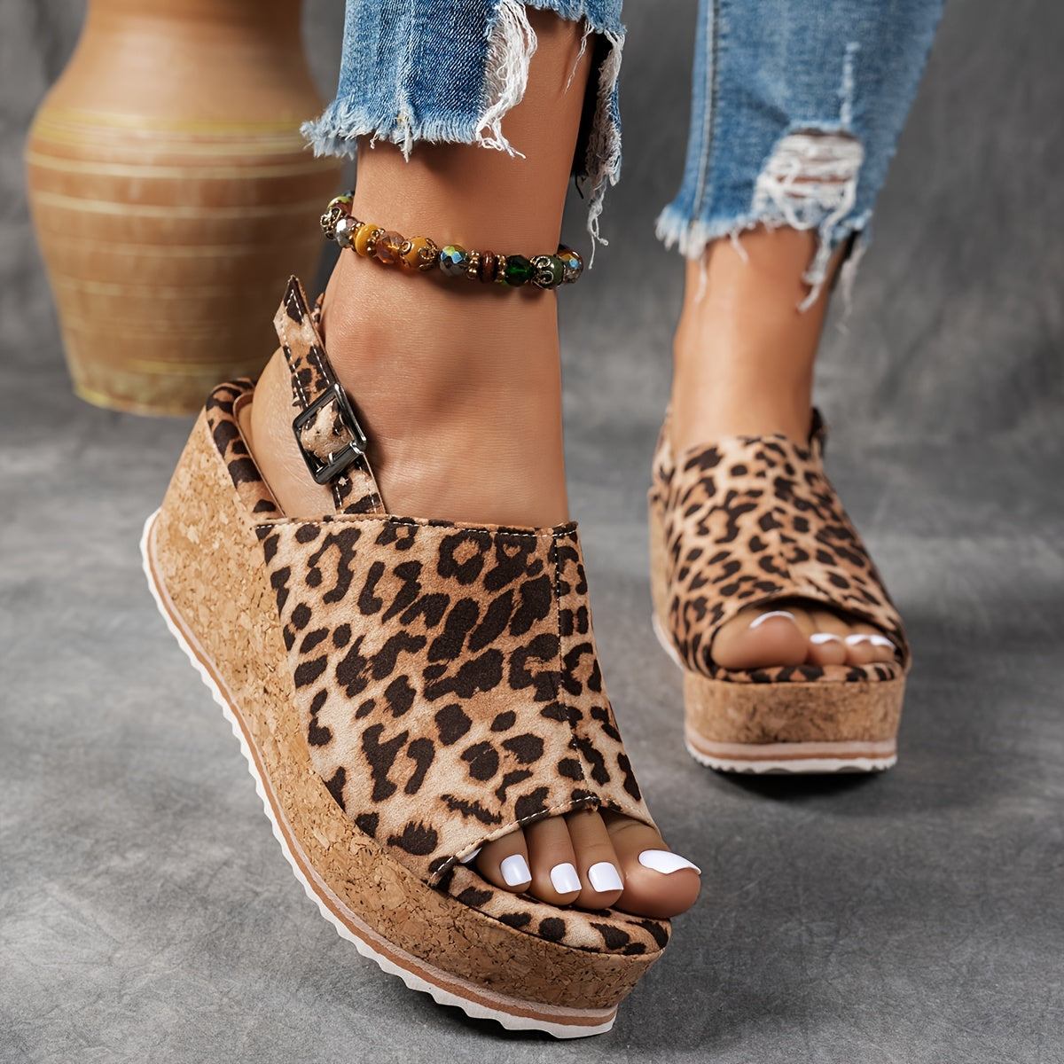Terra | Women's Platform Adjustable Buckle Sandals