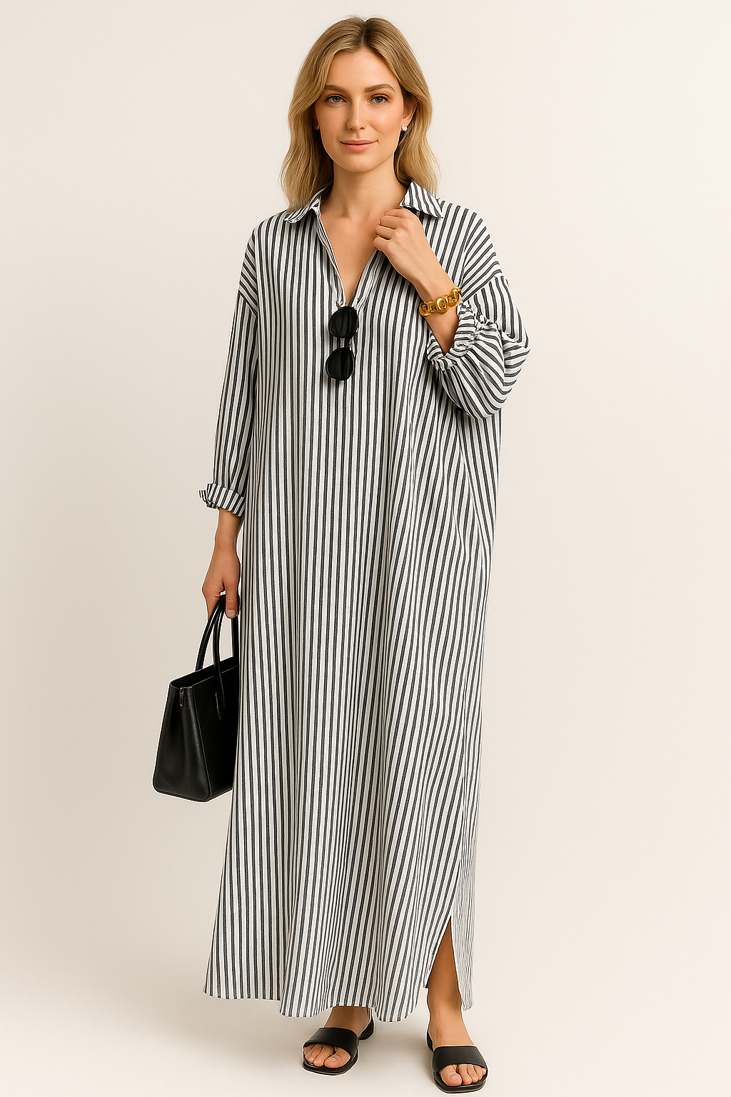 Lena - Slightly oversized shirt dress