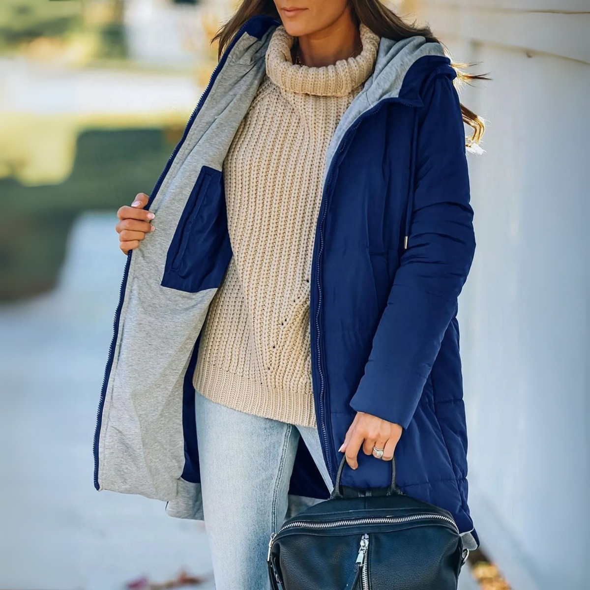 Eula - Casual Hooded Puffer Down Jacket