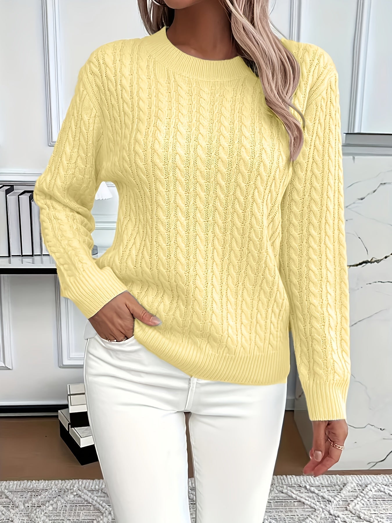 Blanca | Ladies' Cable Jumper