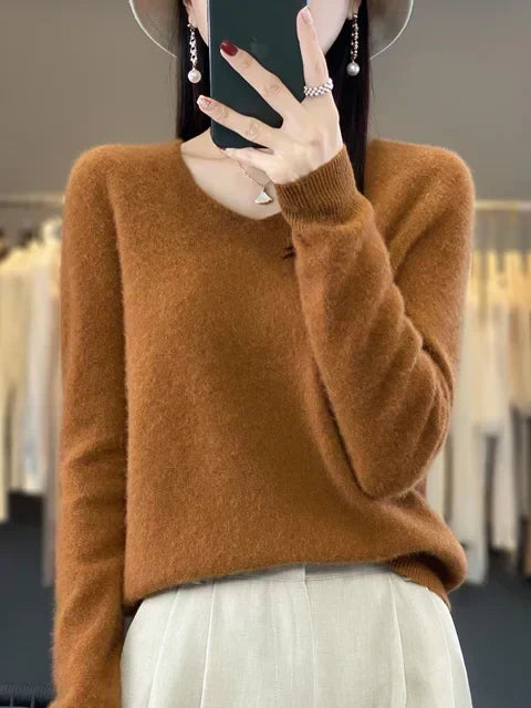 Vespera | Women's Relaxed Fit V-Neck Sweater