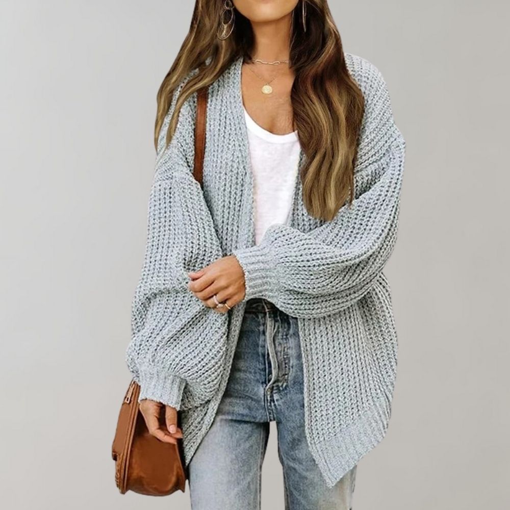 Isla | Relaxed Open-Front Cardigan