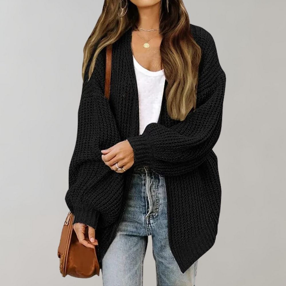 Isla | Relaxed Open-Front Cardigan