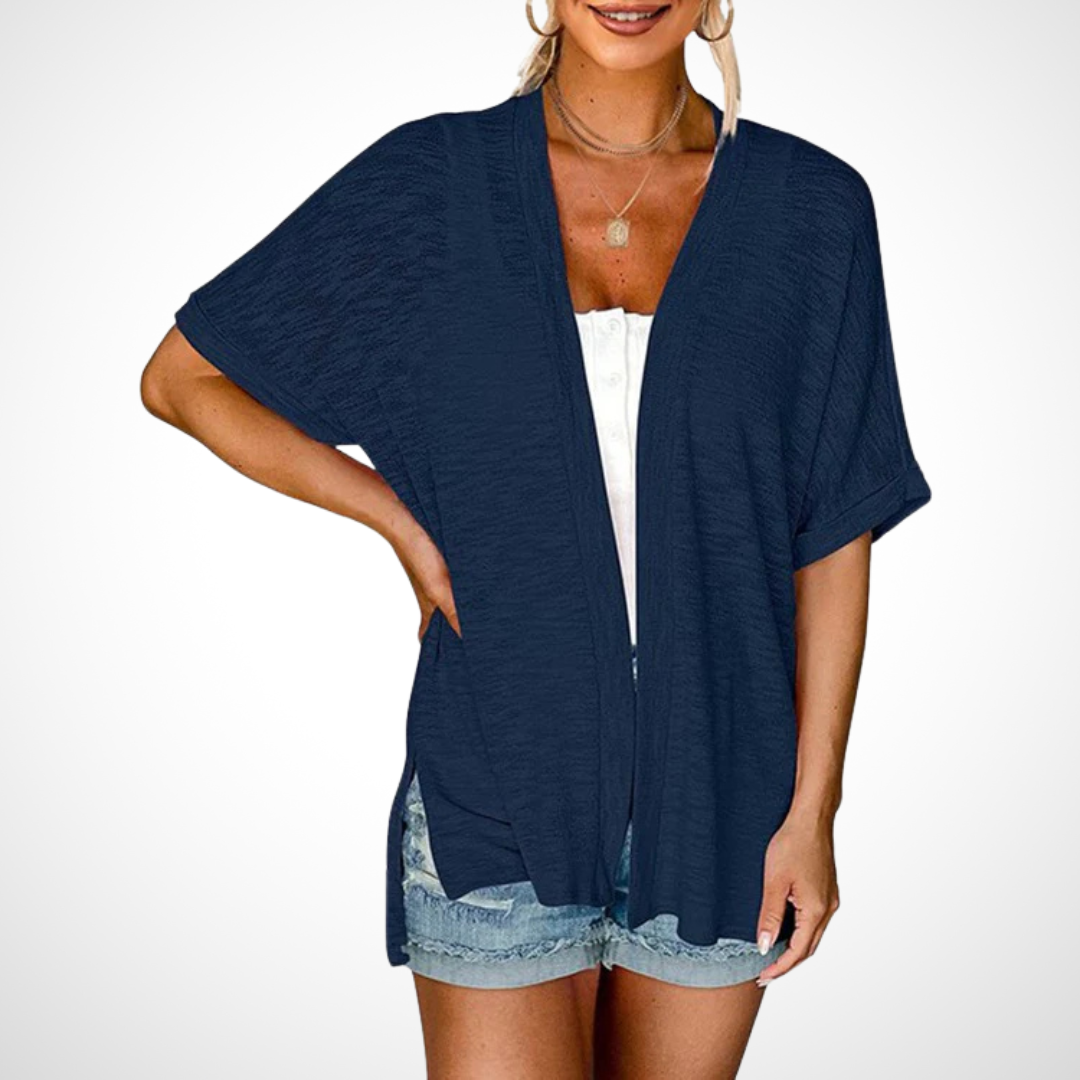 Ruth | Stylish Flowy Short Sleeve Cardigan
