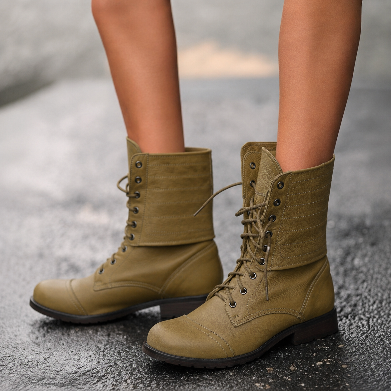 Rowena | Women’s Vintage Lace-Up Boots