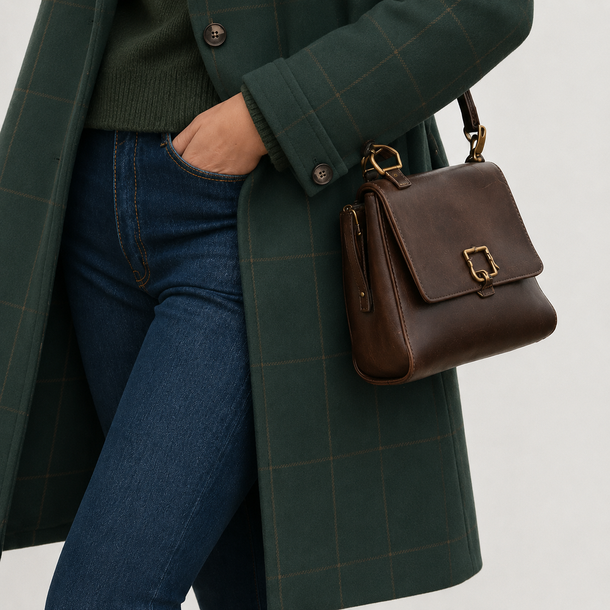 Mariza | Warm Fabric-Blend Overcoat