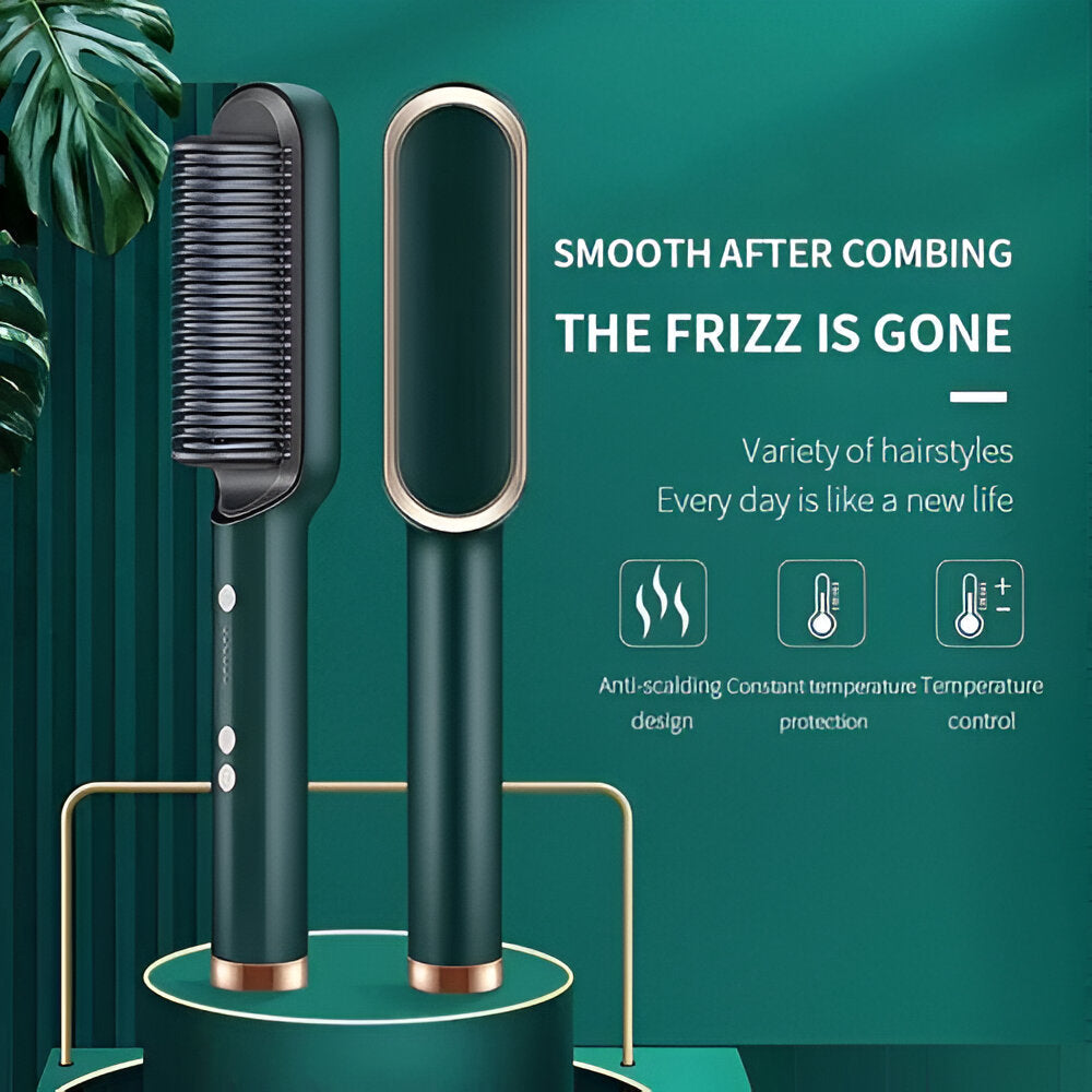 Selyn Hair Straightening Comb Heated Styling Brush Tool