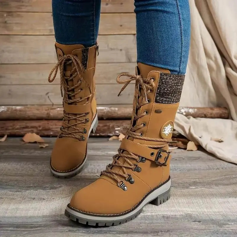 Sora™ | High Heel Winter Boots for Women – Stylish & Warm for Cold Weather