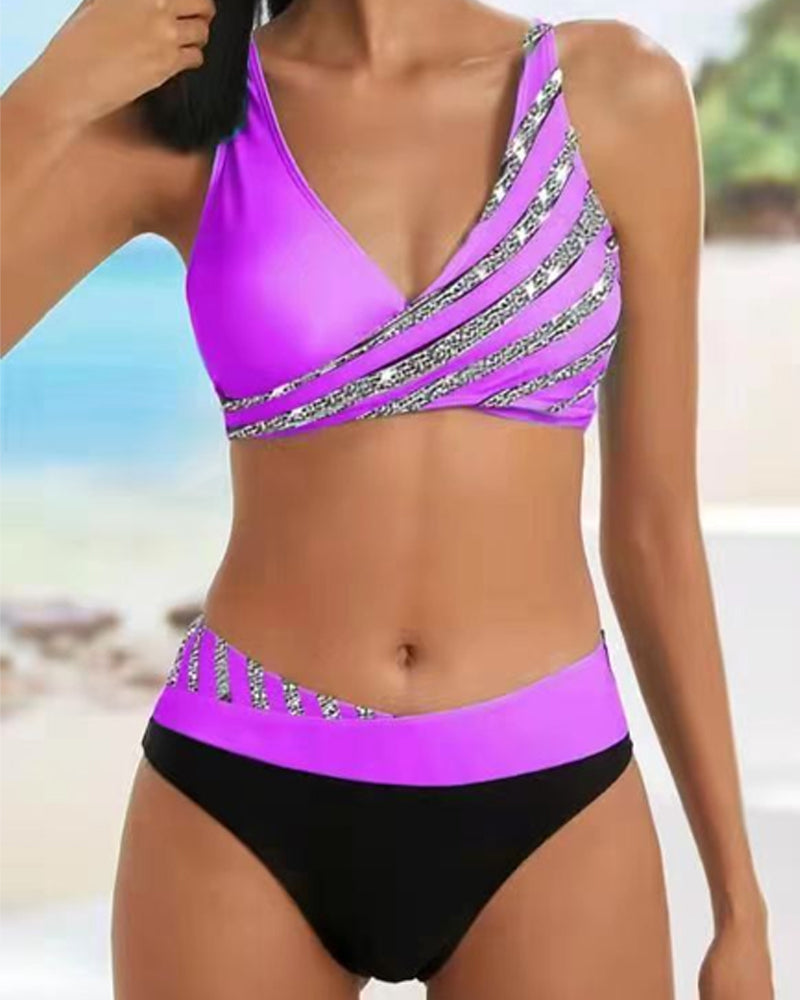 Solange | Women's Printed Flattering Bikini Set for Beach