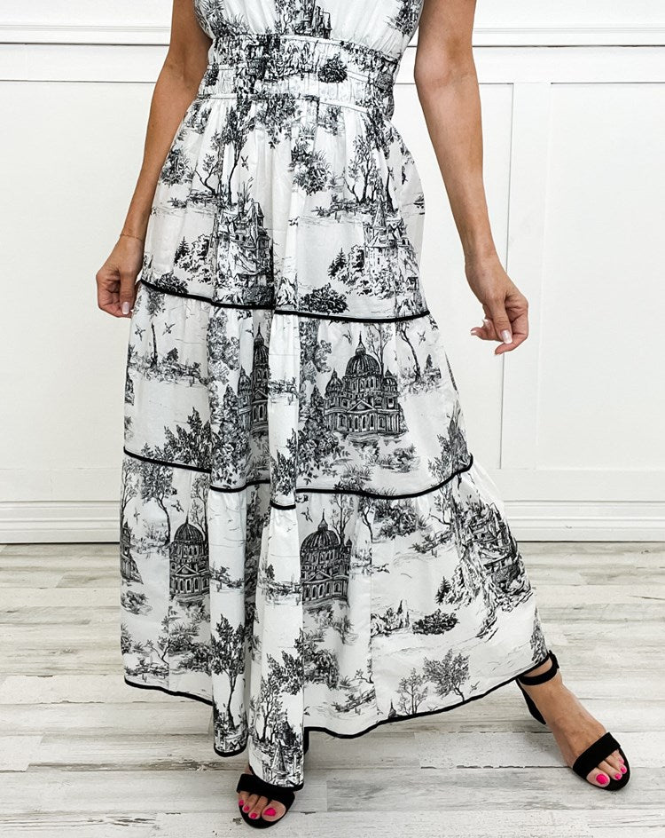Camille | Fall Wedding Guest Maxi Dress