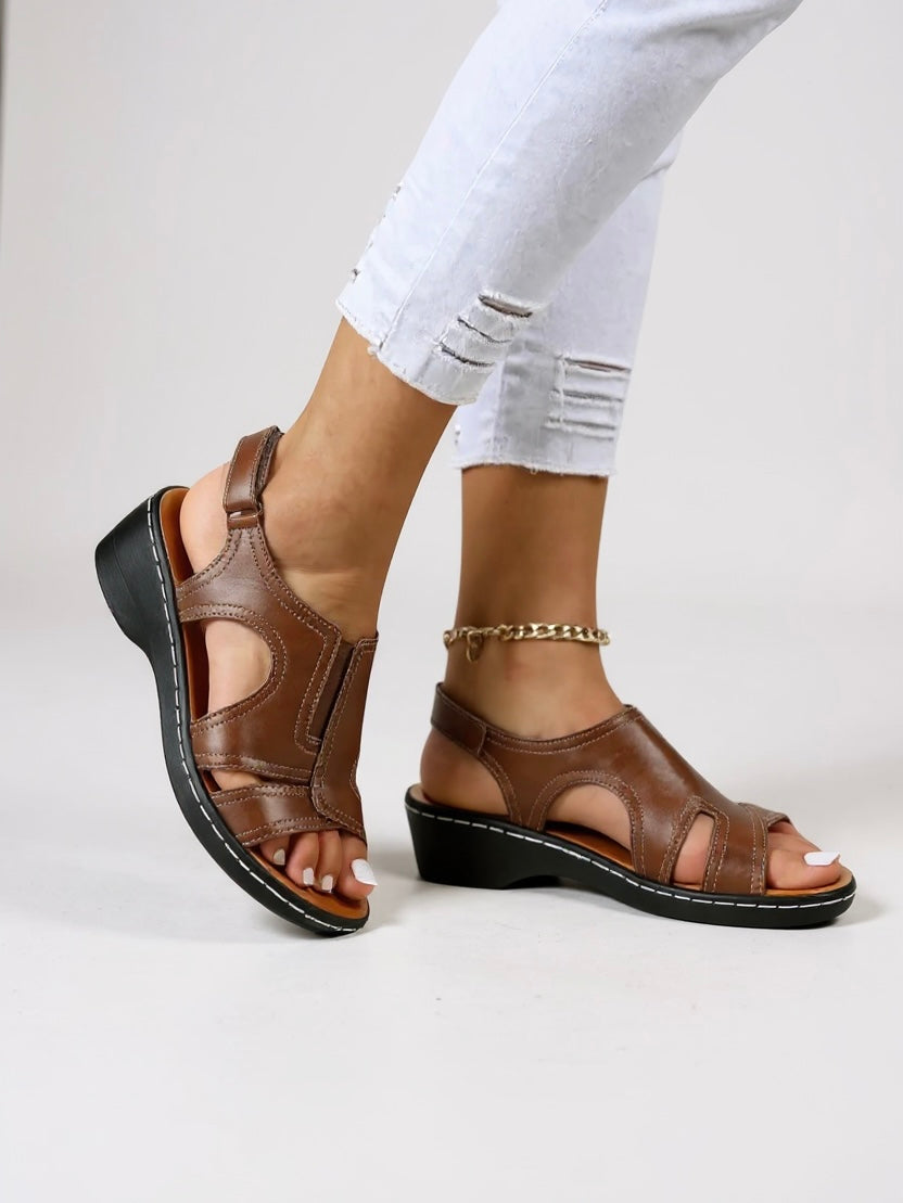 Ines | Women's Cushioned Adjustable Sandals for Walking