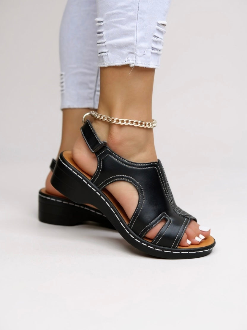 Ines | Women's Cushioned Adjustable Sandals for Walking