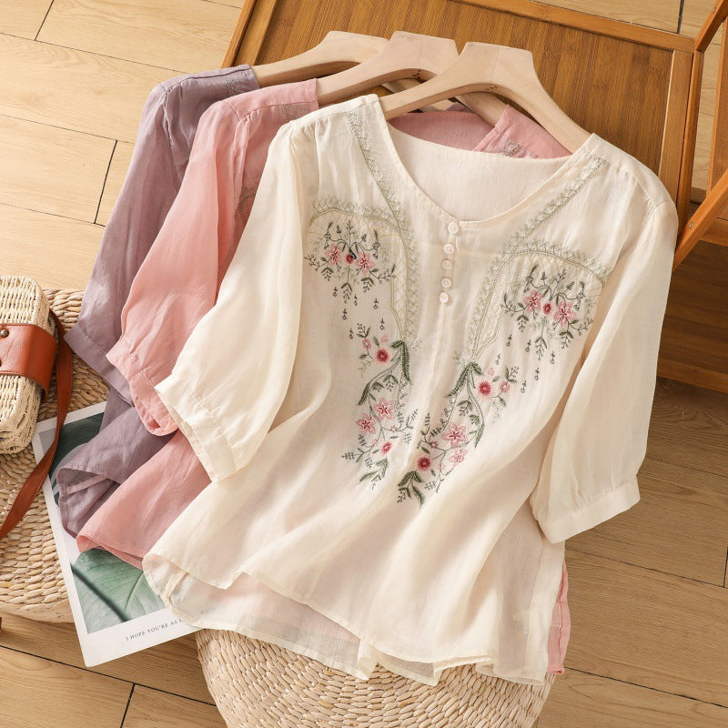 Tamsina | Floral Relaxed Blouse