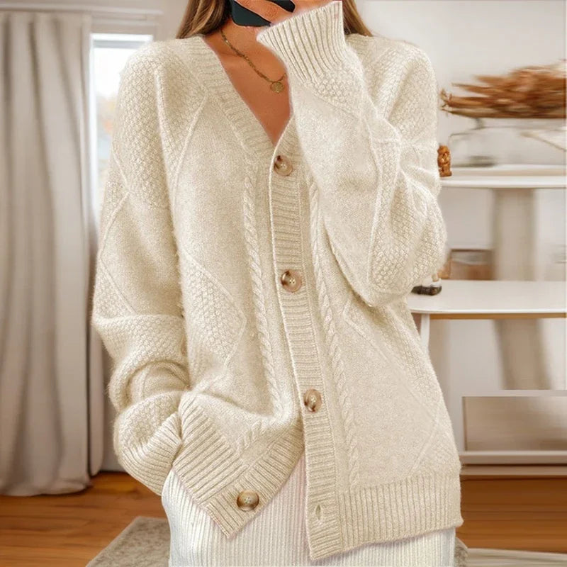 Reagan™ | Cable Cardigan