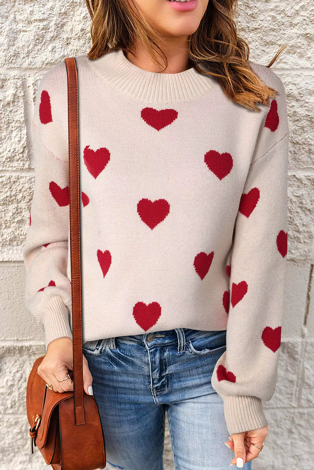 Katherine | Elegant Hearts Sweater