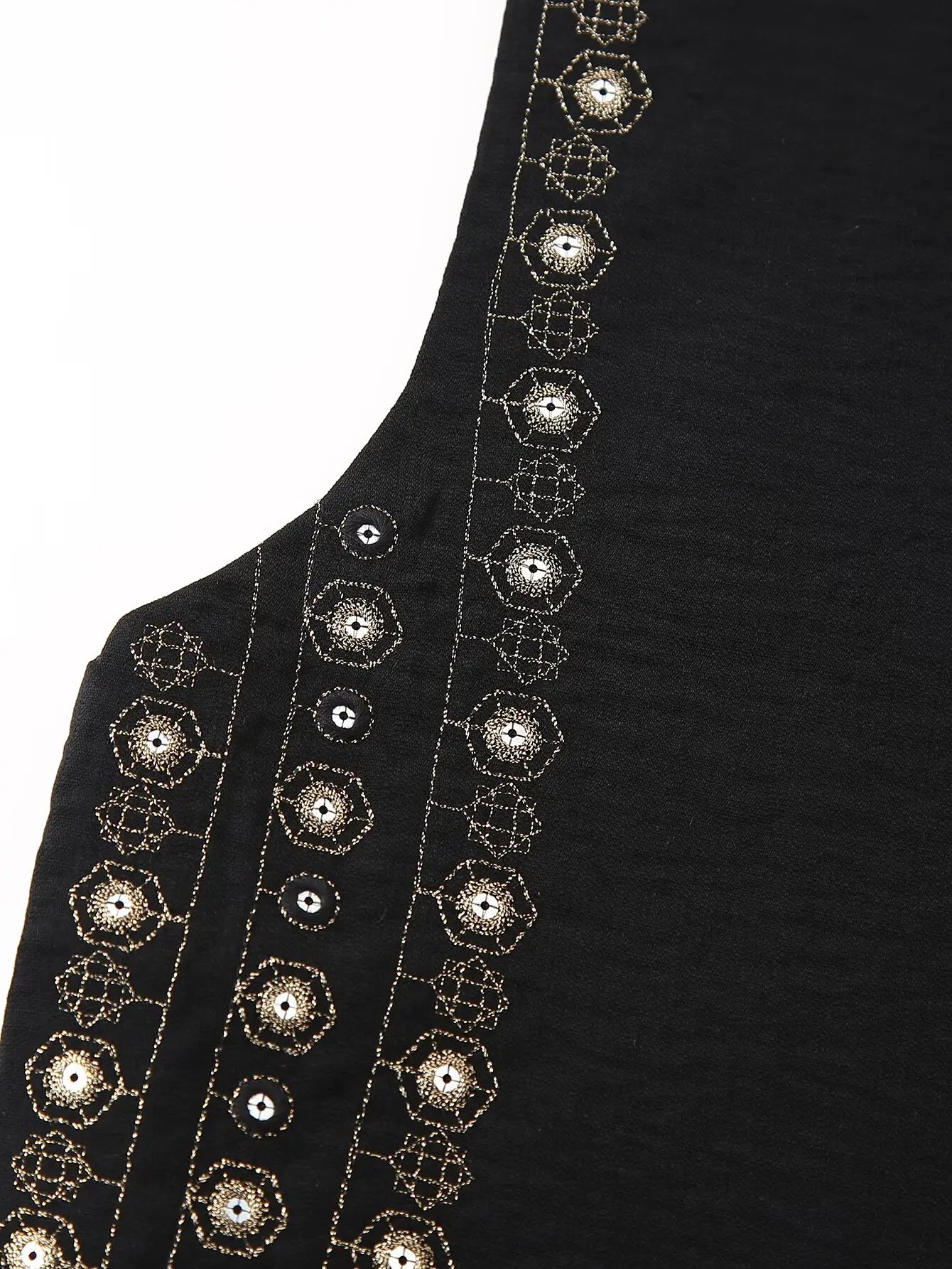 Celestia | Sequin Pattern Boho Vest