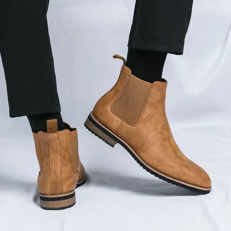 Cosmo - Chelsea Leather Boots