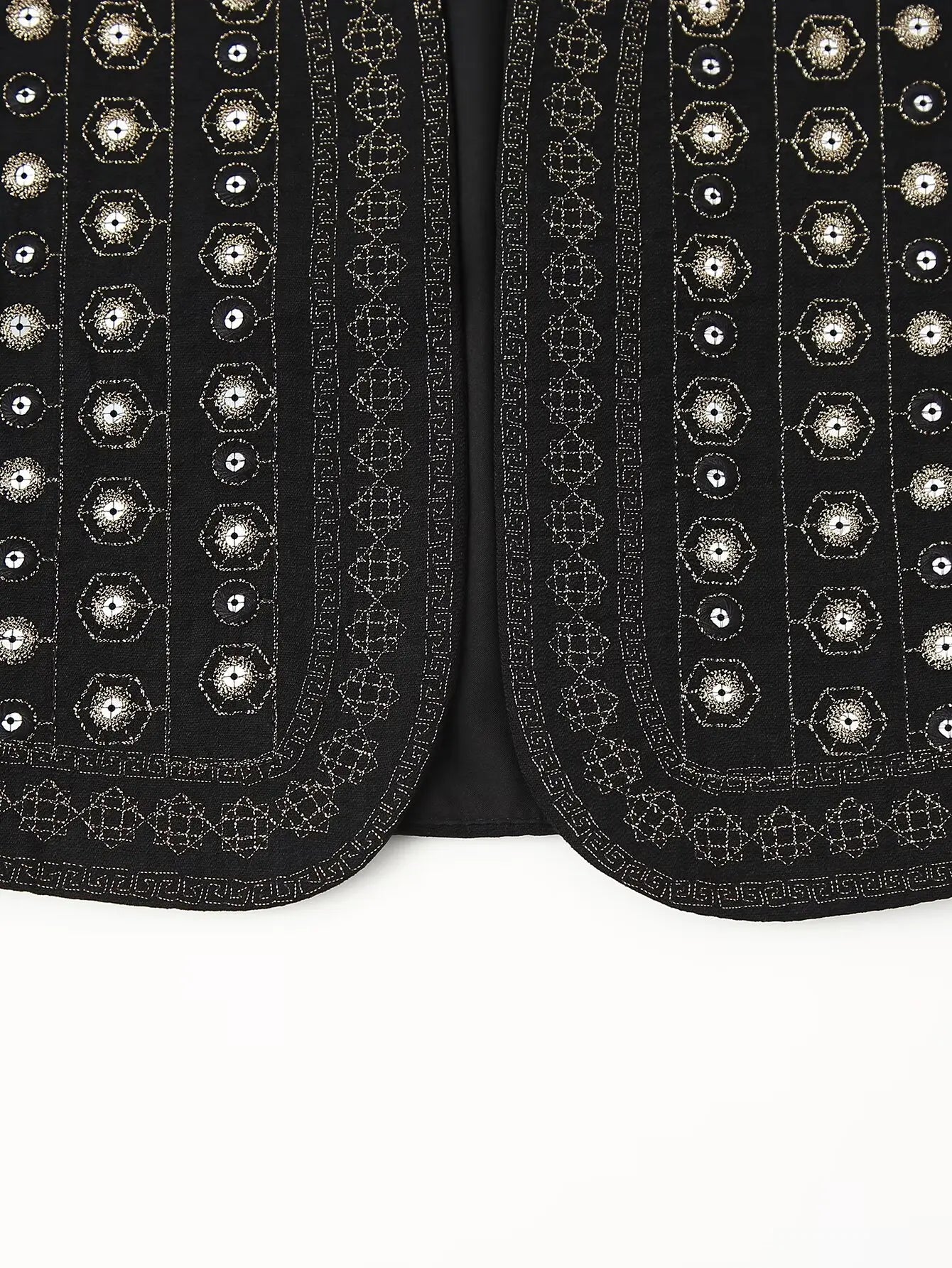 Celestia | Sequin Pattern Boho Vest