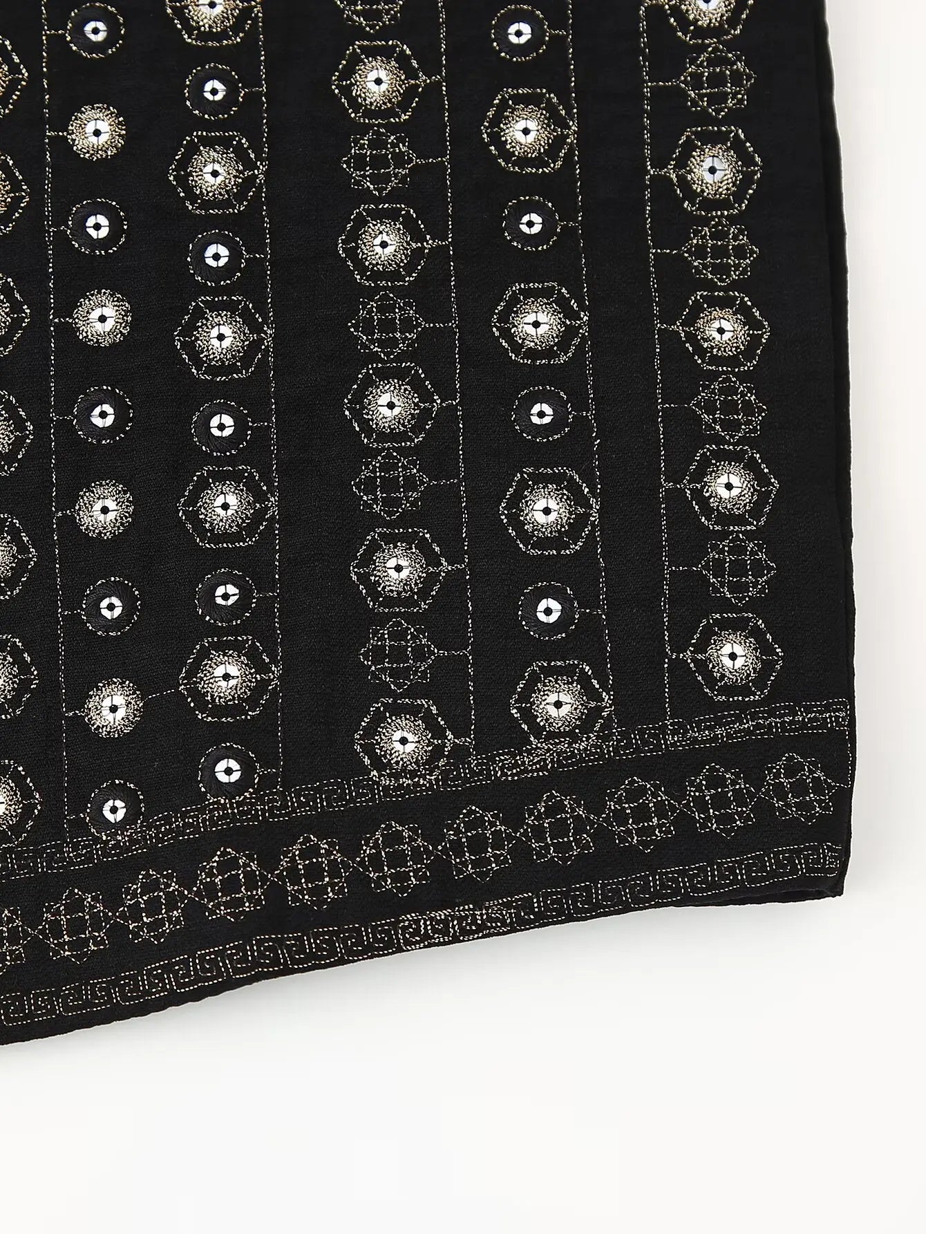 Celestia | Sequin Pattern Boho Vest