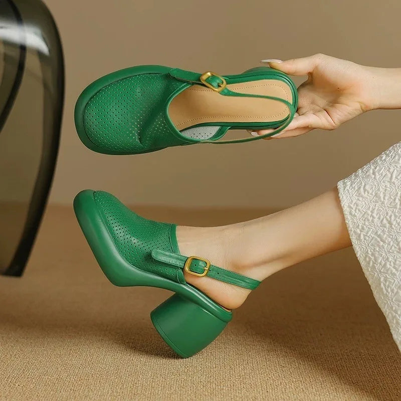 Ginger | Women's Low Heel Flat Sandals