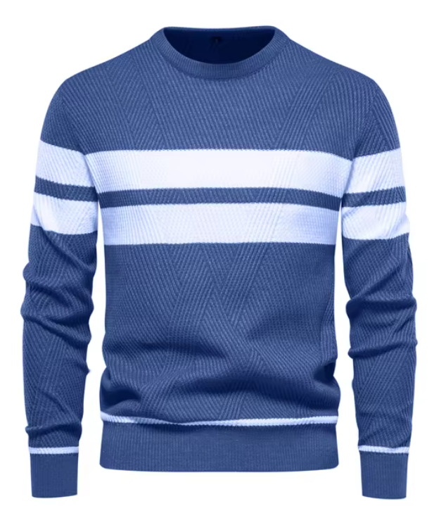 Edward – Elegant Men’s Herringbone Sweater