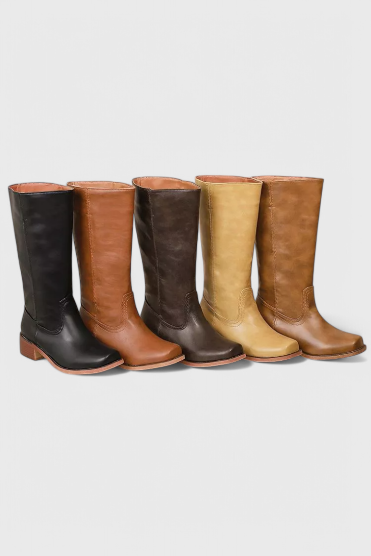 Selyn | Classic Knee-High Heeled Boots