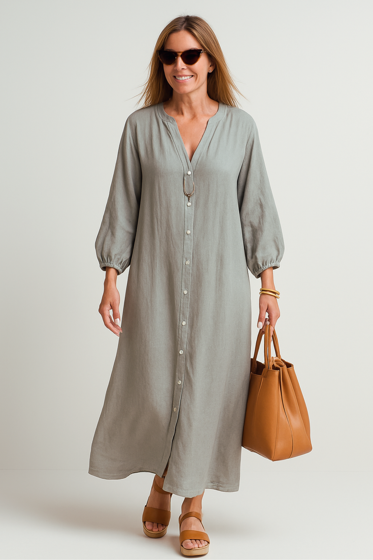 Lena - Pretty lightweight linen dress