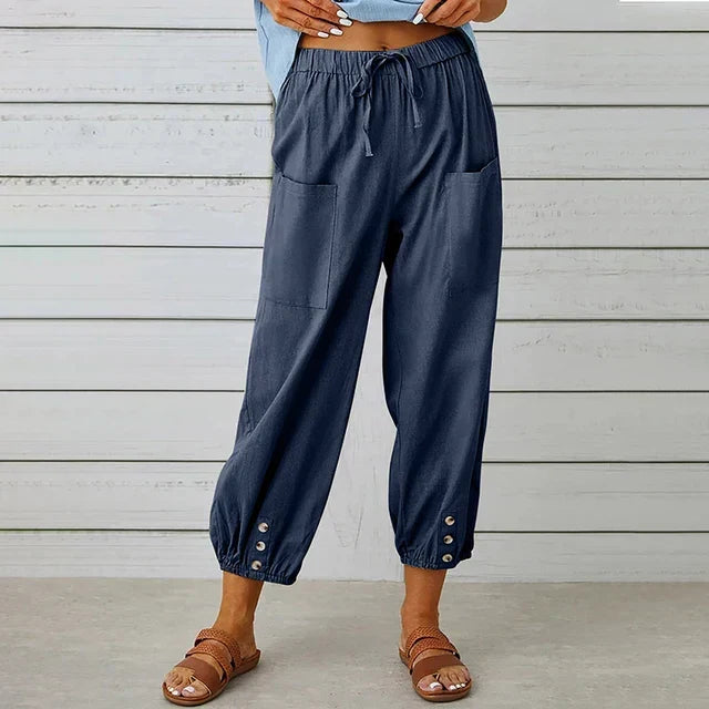 Lena | High Waist Relaxed Pants