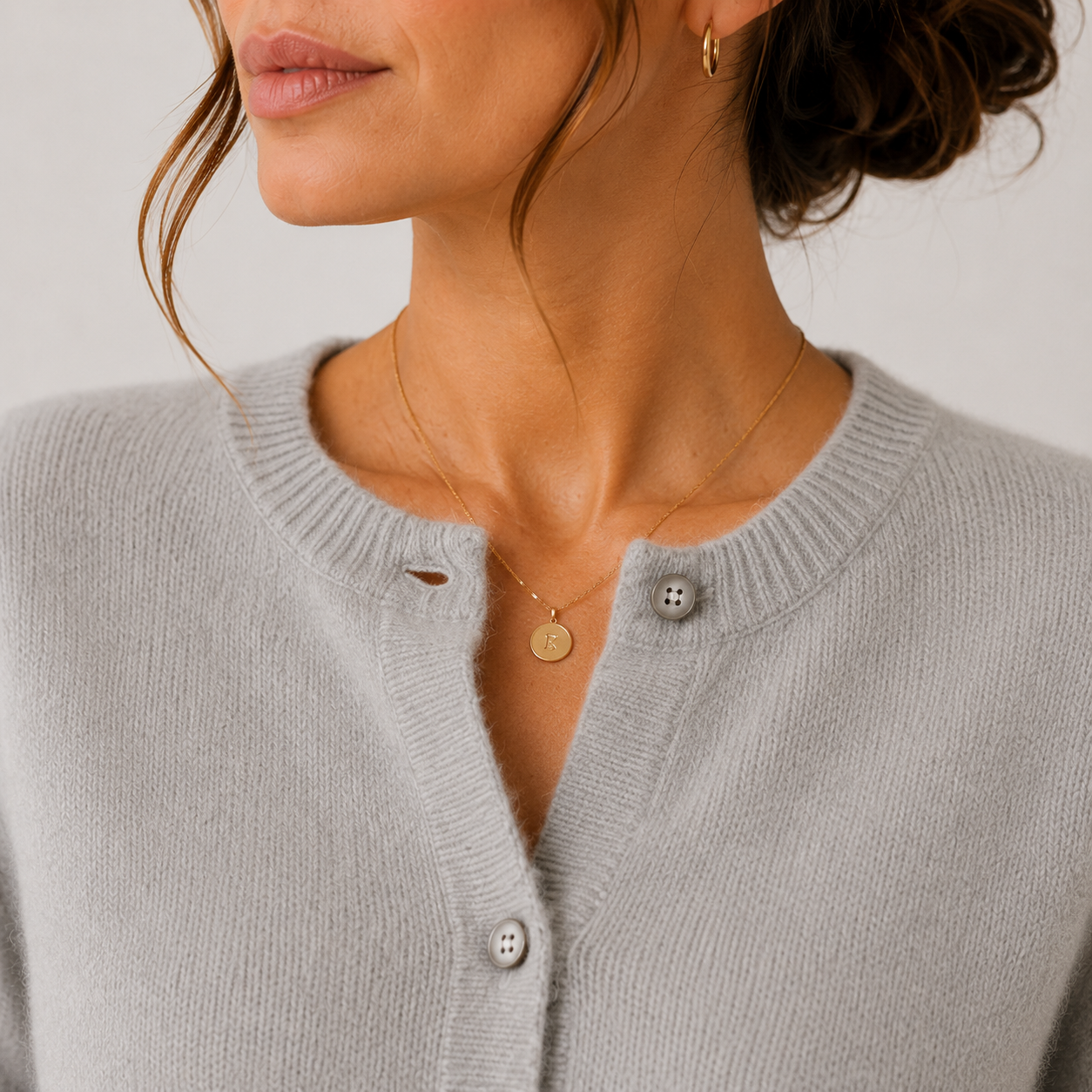 Women's Soft Knit Cardigan Classic Button Front Long Sleeve