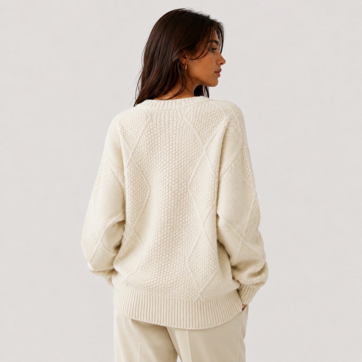 Women's Premium Knit Cardigan Cozy Long Sleeve Button Sweater