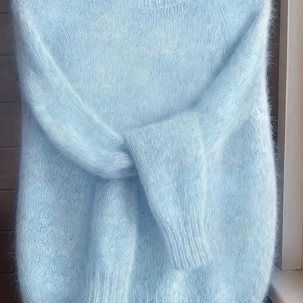 Arvona | Women's Fuzzy Knit Pullover Sweater
